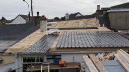 Tile roof Work in progress