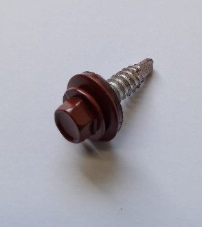 Cottage Red Screws 4 Cottage Red 25mm SS STitcher